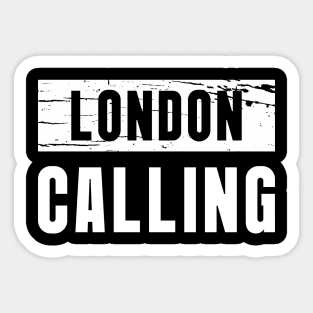 LONDON CALLING Sticker